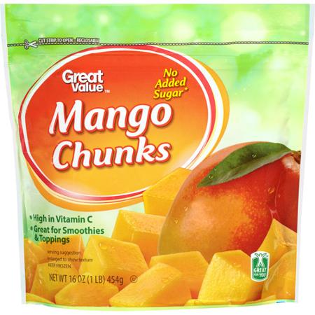 Great Value Pineapple Chunks, Frozen, 16 oz 