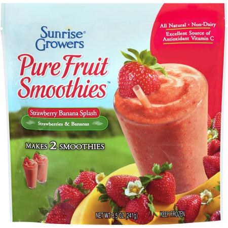 Fresh Strawberry Banana Sunrise Smoothie Recipe