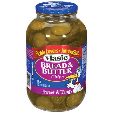 De West Wind Vlasic Bread Butter Sweet Tangy Pickle Chips 62 Fl Oz