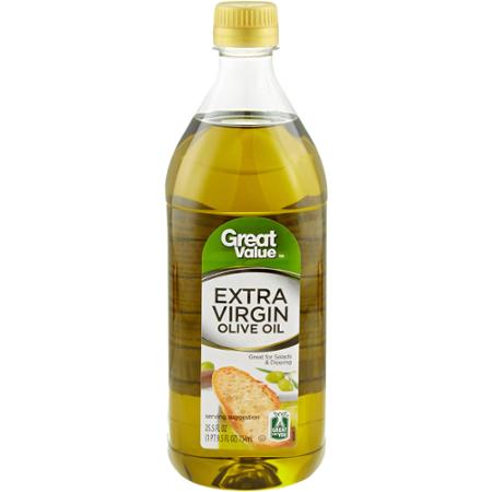 Great Value: 100% Extra Virgin Olive Oil, 25.5 fl oz