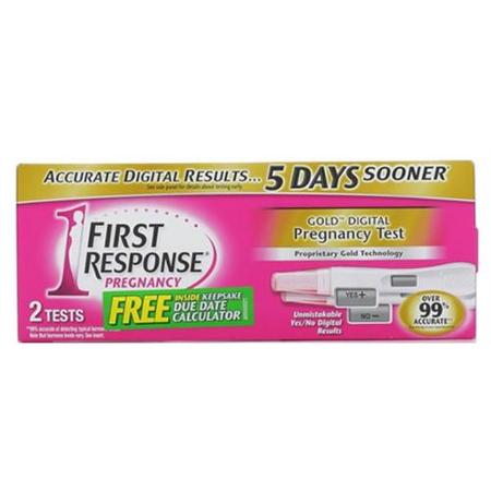 FIRST RESPONSE Gold Digital Early Result Pregnancy Tests 2 Each product
