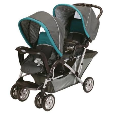 Graco DuoGlider Double Stroller | Lightweight Double Stroller with Tandem  Seating, Glacier